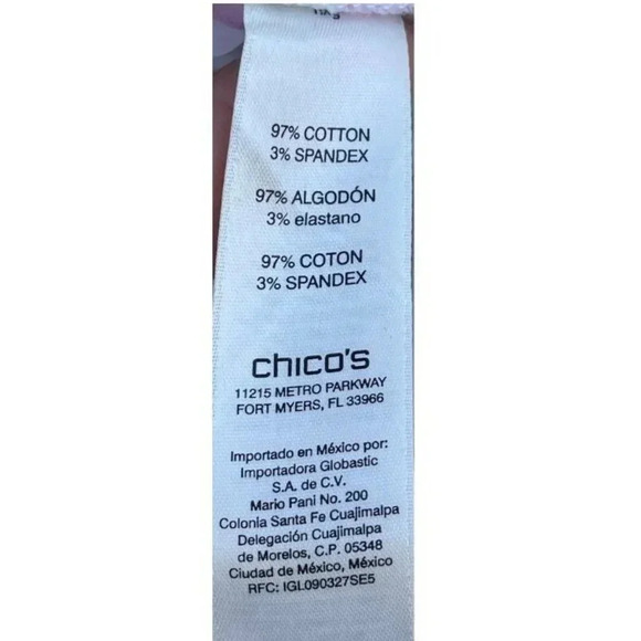 Chicos Womens Long Sleeve Printed Floral Jacket Sz 2 - Picture 7 of 11